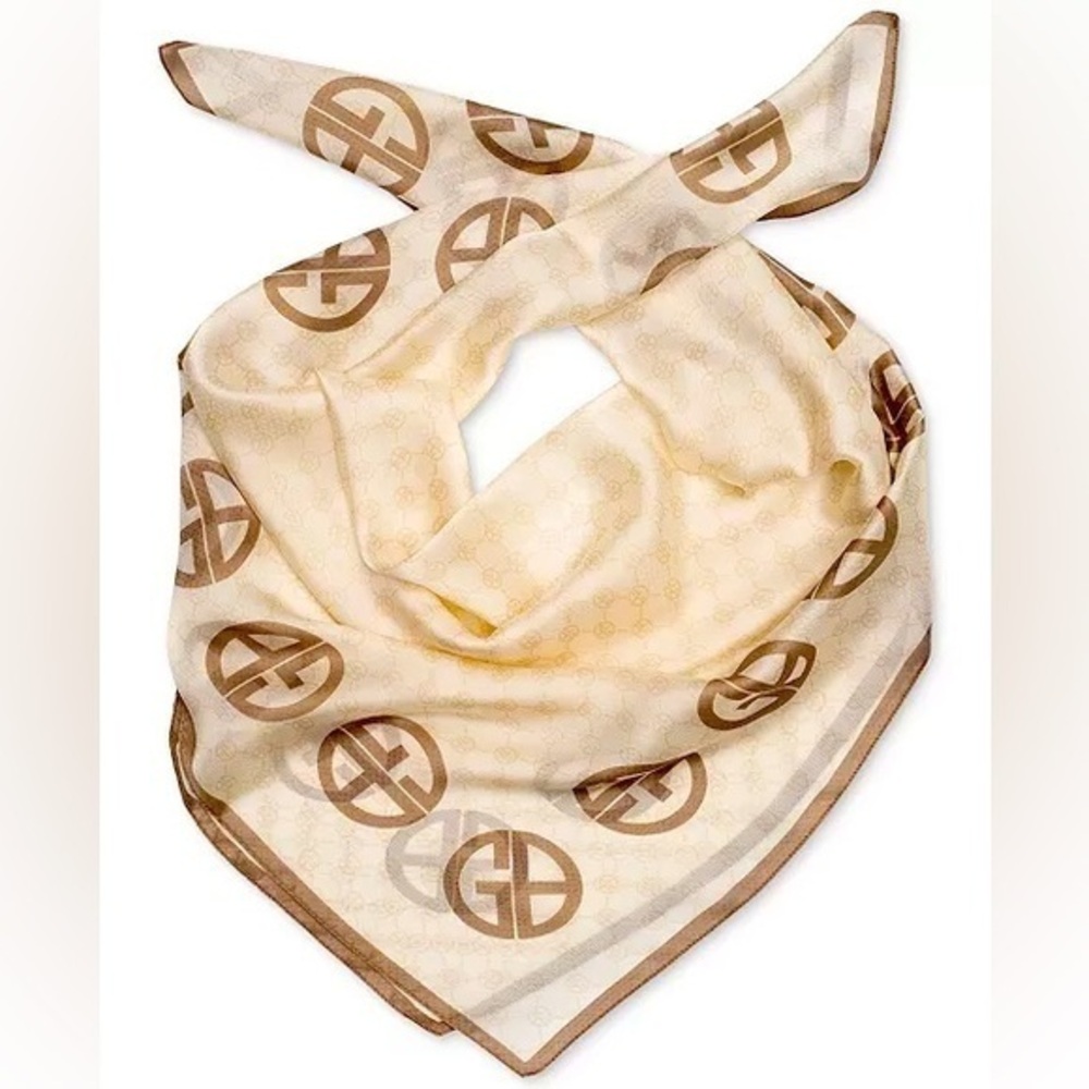 Giani Bernini Women's Signature Logo Silk Square Scarf